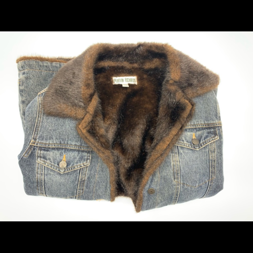 Marvin Richards Denim Jacket with faux lining